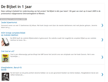 Tablet Screenshot of bijbelin1jaar.blogspot.com
