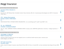 Tablet Screenshot of meggiinsurance.blogspot.com