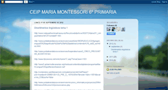 Desktop Screenshot of mariamontessori6primaria.blogspot.com