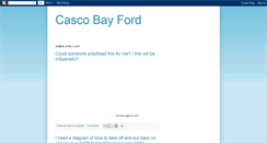 Desktop Screenshot of cascobayford.blogspot.com