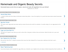 Tablet Screenshot of homemadebeautysecrets.blogspot.com