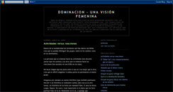 Desktop Screenshot of dominacion.blogspot.com