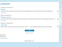 Tablet Screenshot of jussinjuttu.blogspot.com