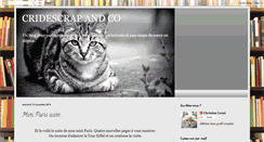 Desktop Screenshot of cridescrap.blogspot.com