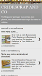 Mobile Screenshot of cridescrap.blogspot.com