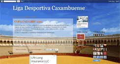 Desktop Screenshot of ligadesportivacaxambuense.blogspot.com