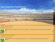 Tablet Screenshot of ligadesportivacaxambuense.blogspot.com