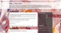 Desktop Screenshot of masymascotas.blogspot.com
