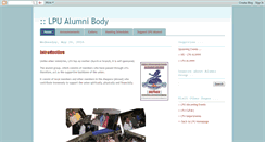 Desktop Screenshot of lpu-alumni-body.blogspot.com