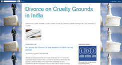 Desktop Screenshot of divorce-on-cruelty-grounds.blogspot.com