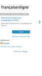 Mobile Screenshot of francaisenligne-nathalie.blogspot.com