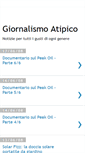 Mobile Screenshot of giornalismo-atipico.blogspot.com