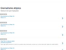 Tablet Screenshot of giornalismo-atipico.blogspot.com