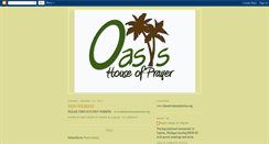 Desktop Screenshot of oasishouseofprayer.blogspot.com