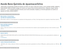 Tablet Screenshot of mundobono-quinieladeapuestaconfelino.blogspot.com