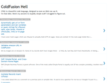 Tablet Screenshot of coldfusionhell.blogspot.com