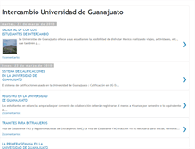 Tablet Screenshot of intercambiouniguanajuato.blogspot.com