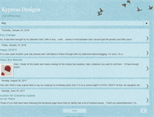 Tablet Screenshot of kypressdesigns.blogspot.com