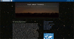 Desktop Screenshot of farawaythings.blogspot.com