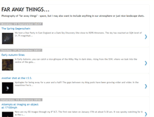 Tablet Screenshot of farawaythings.blogspot.com