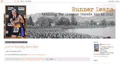 Desktop Screenshot of cdnrunnergal.blogspot.com