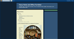 Desktop Screenshot of fancy-furnisher.blogspot.com