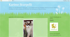 Desktop Screenshot of karimescarpelli.blogspot.com