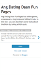 Mobile Screenshot of funpages-angdatingdaan.blogspot.com