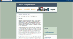 Desktop Screenshot of howtoswingagolfclub.blogspot.com