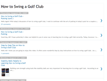 Tablet Screenshot of howtoswingagolfclub.blogspot.com