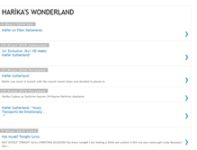 Tablet Screenshot of harikaswonderland.blogspot.com