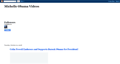 Desktop Screenshot of michelleobamavideos.blogspot.com