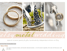 Tablet Screenshot of etsymetalwedding.blogspot.com