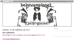 Desktop Screenshot of belanovaplanet.blogspot.com