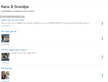 Tablet Screenshot of grandpaandnana.blogspot.com