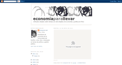 Desktop Screenshot of economiaparallevar.blogspot.com