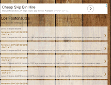 Tablet Screenshot of losfosfonautas.blogspot.com