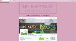 Desktop Screenshot of petshopxodo.blogspot.com