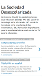 Mobile Screenshot of la-sociedad-desescolarizada.blogspot.com