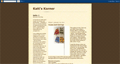 Desktop Screenshot of katt-kattskorner.blogspot.com