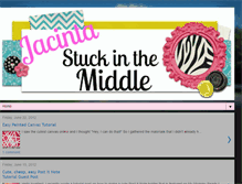 Tablet Screenshot of jacintastuckinthemiddle.blogspot.com