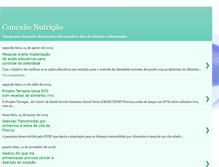 Tablet Screenshot of conexaonutricao.blogspot.com