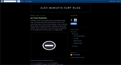 Desktop Screenshot of alexmaniatis.blogspot.com