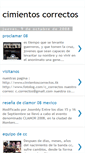 Mobile Screenshot of cimientoscorrectos.blogspot.com