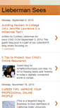 Mobile Screenshot of liebermansees.blogspot.com
