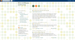 Desktop Screenshot of ncalifefitness0809.blogspot.com