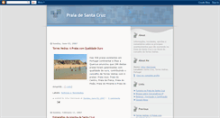 Desktop Screenshot of praiadesantacruz.blogspot.com