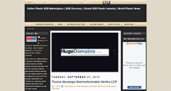 Desktop Screenshot of plasticb2bmarketplace.blogspot.com