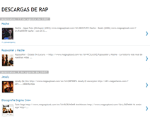 Tablet Screenshot of descargasderap.blogspot.com