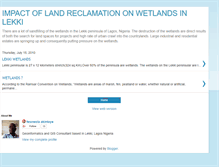 Tablet Screenshot of lekkiwetlandspreservation.blogspot.com